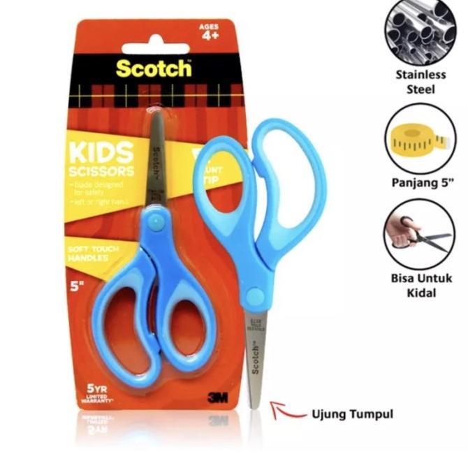 

BUKU & ALAT TULIS PERLENGKAPAN SEKOLAH & KANTOR SCOTCH KIDS SCISSORS