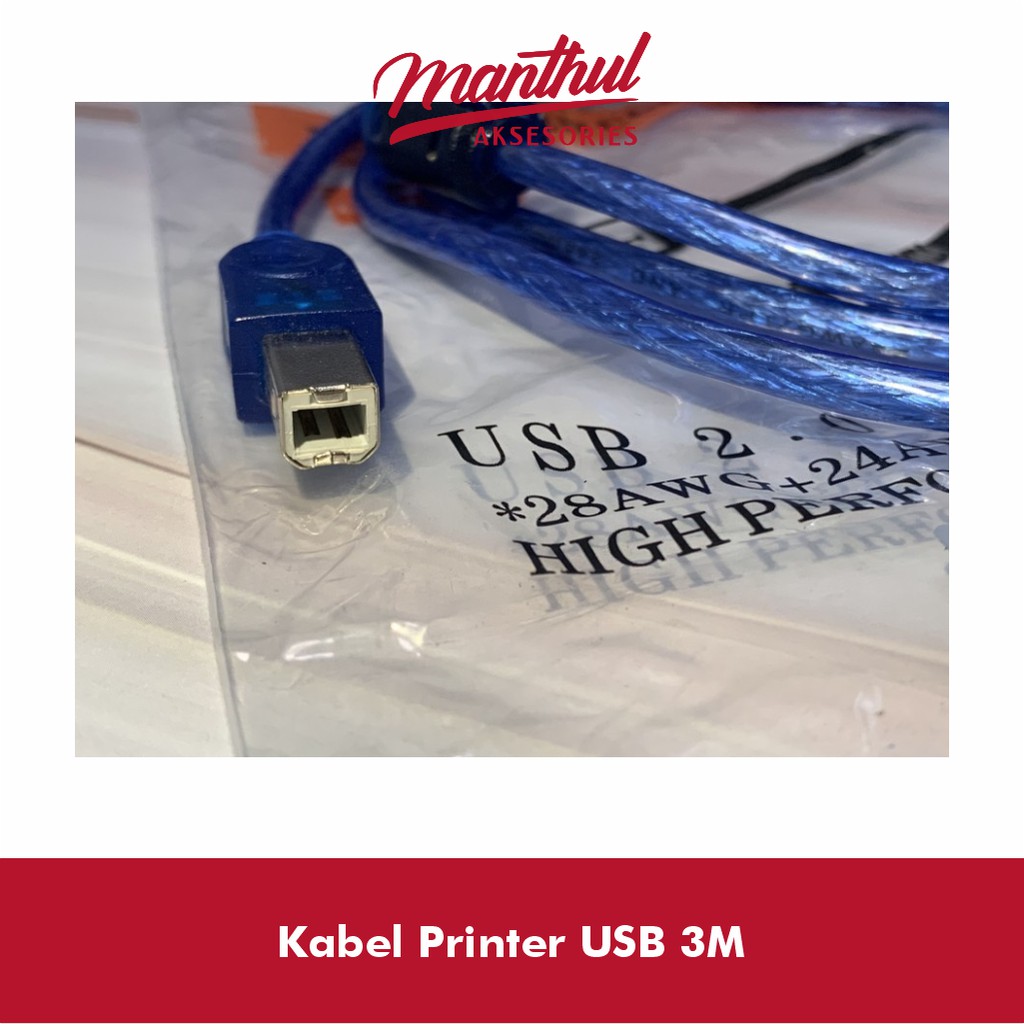 Kabel Printer USB 3M