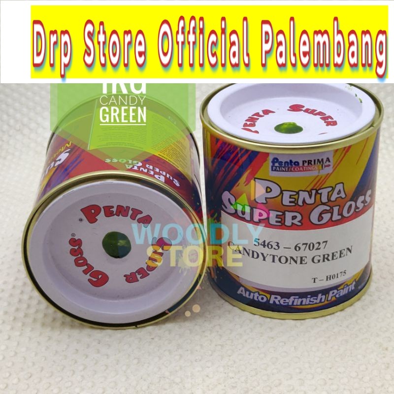 PENTA SUPER GLOSS CANDYTONE GREEN CANDY HIJAU CAT BODY CAT DUCO 1kg