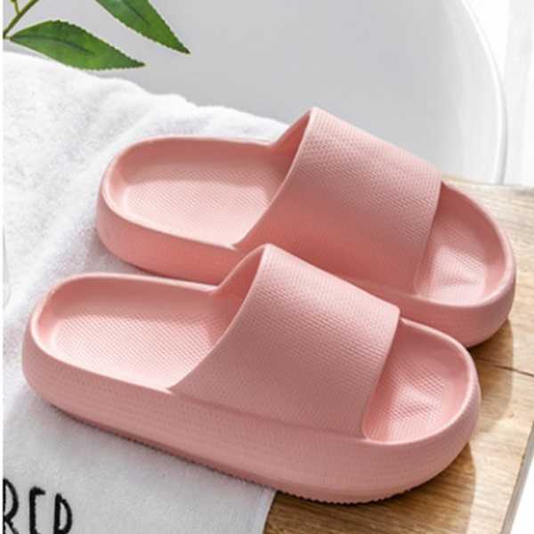 Sandal Selop Rumah Anti-Slip Slipper Jalan Santai / Pantai / Kamar Tidur Premium Anti Licin dan Kotor Bahan EVA Berkualitas Rubber Sendal Wanita / Pria Nyaman Tebal Empuk Desain Simple