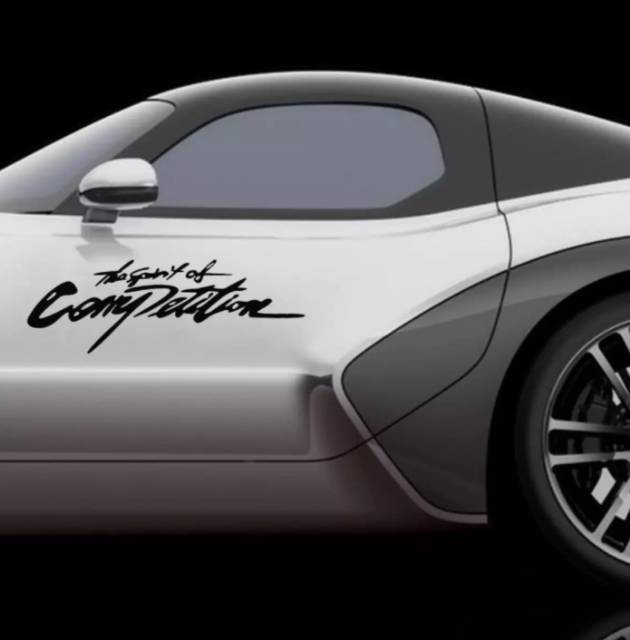 Stiker mobil Sticker cutting kab body mobil spirit of competition
