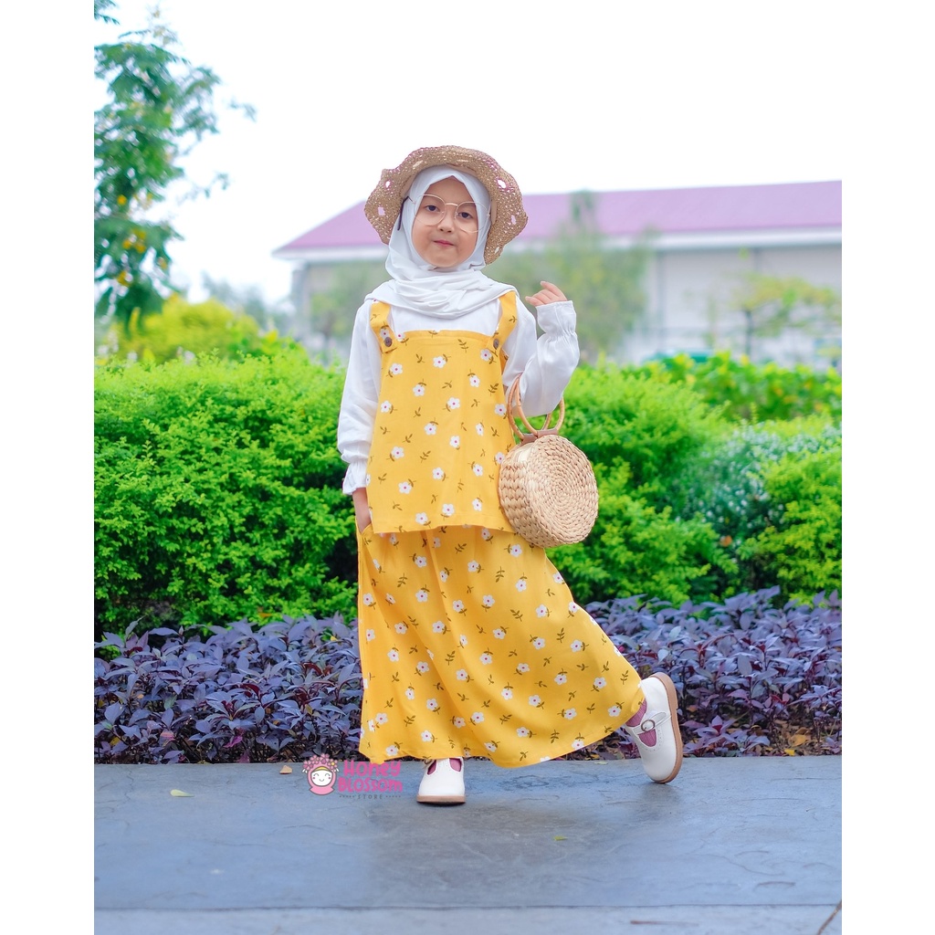 HoneyBlossom - baju muslim anak perempuan / baju muslim anak 1,2, 3,4,5 tahun alyssa series