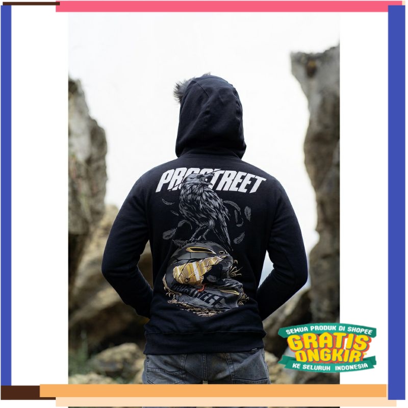 HOODIE PROSTREET SPEED HUNTER BLACK NEW/SWEATER HOODIE PROSTREET SPEED HUNTER TERBARU/SWEATER HOODIE
