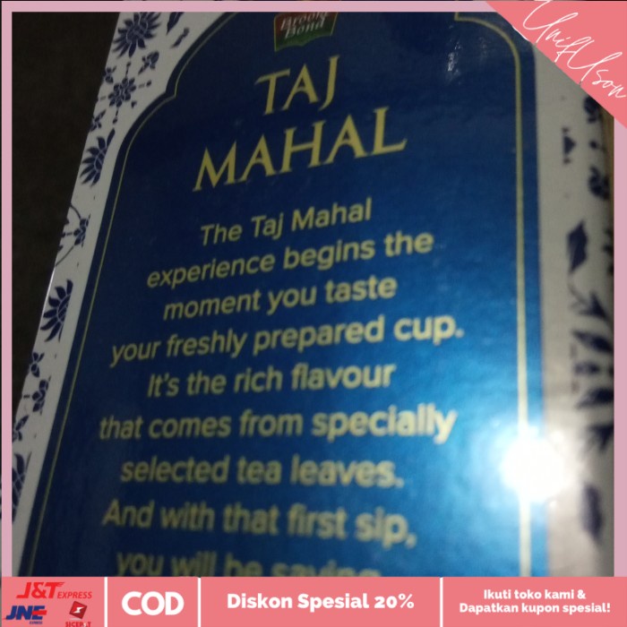 

⭐COD⭐ black tea Taj Mahal tea 250 gram teh India