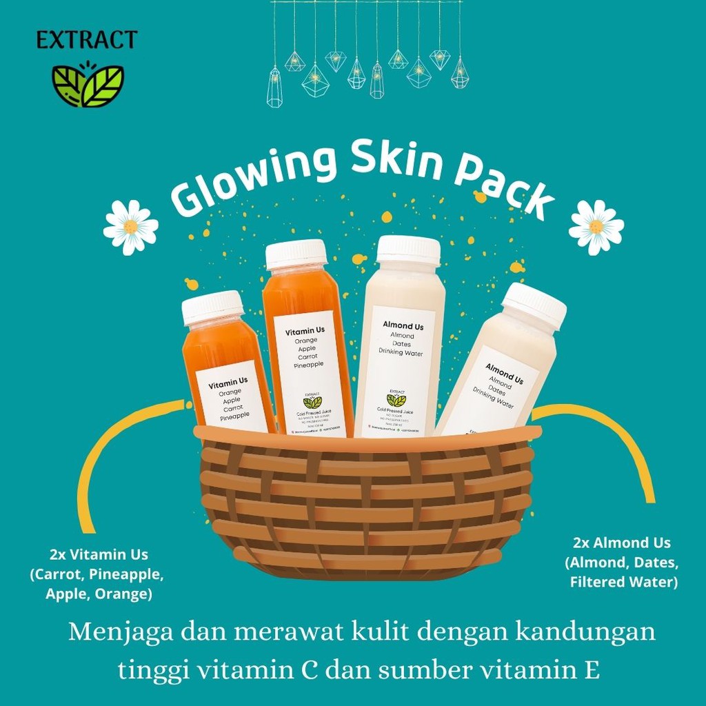 

Paket Cold Pressed Juice (Glowing Skin Pack)