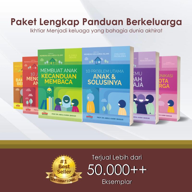 Jual PAKET BUKU SERIAL MEMBINA KELUARGA ISLAMI (Dapat 6 Buku) | Shopee ...