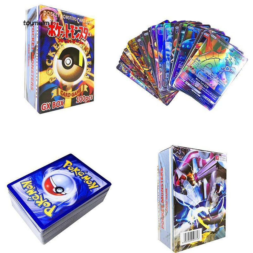 TERMURAH 100Pcs Cartridge Pokemon GX Mega Cards untuk Koleksi SALE