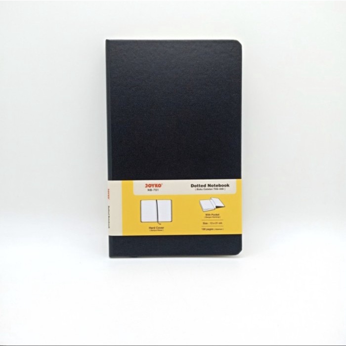 

[RESTOCK] Dotted Notebook Black Hardcover Buku Catatan Titik-Titik Diary Agenda
