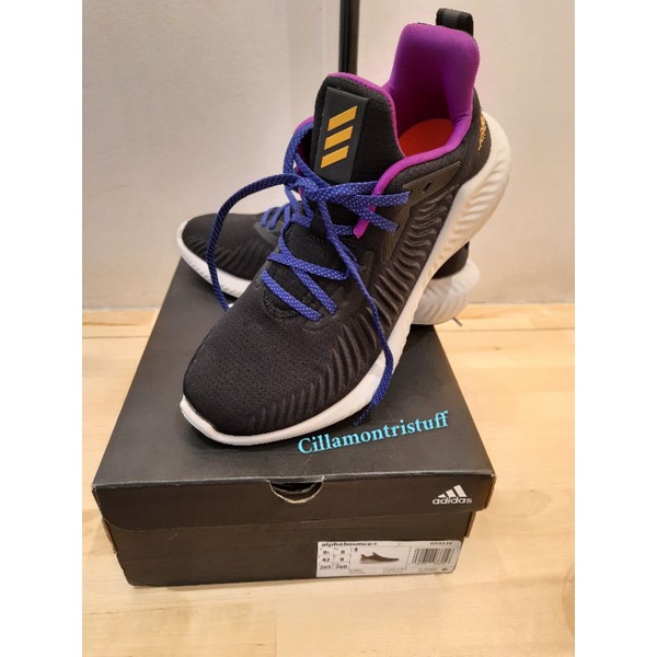 Sepatu Adidas Alphabounce Plus Black Ori Size 42