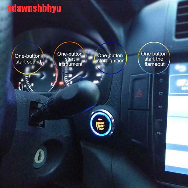 Kit Tombol Tekan Start Stop Mesin Mobil 12V Untuk Keyless