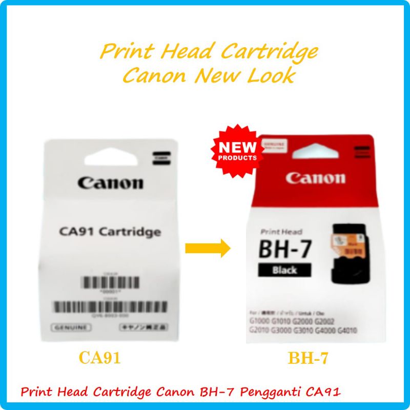 PRINTHEAD CARTRIDGE BLACK BH7 FOR PRINTER CANON G1010 G2010 G3010 G4010