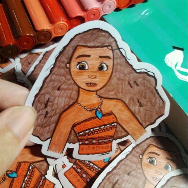 

Self Drawn Moana Sticker - Disney