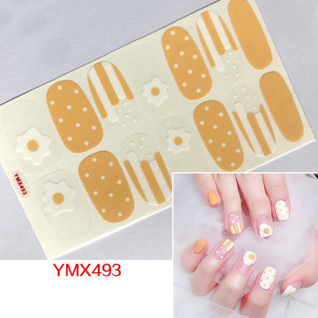 14Pcs/Stiker Kuku Murah / Nail Art Sticker / Nail Art Stiker / Nail Art &amp; Sticker YMX Series V2