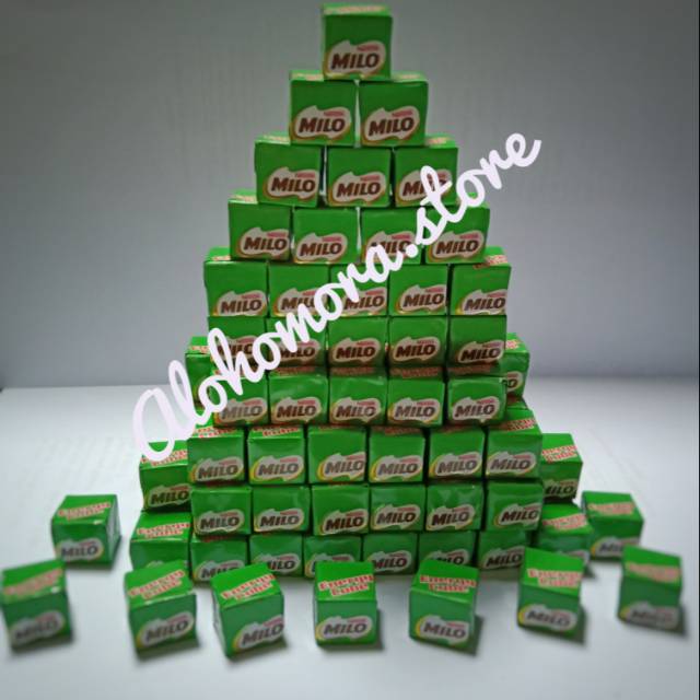 Cube Milo 100 pcs dalam 1 bks/snack/permen/coklat/susu