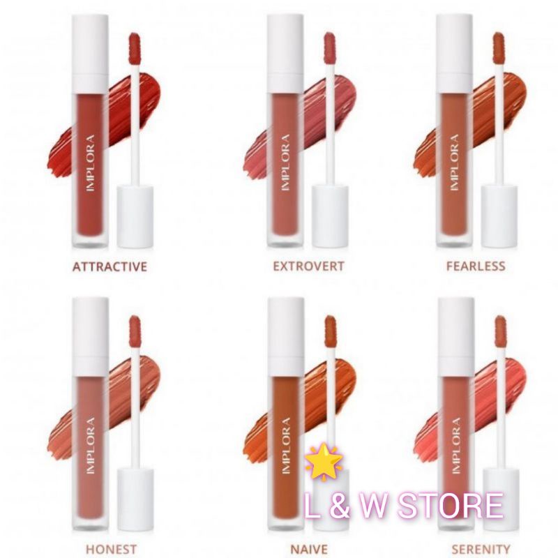 IMPLORA LIP VELVET MATTE/100% ORIGINAL(PROMO TERMURAH NEW)