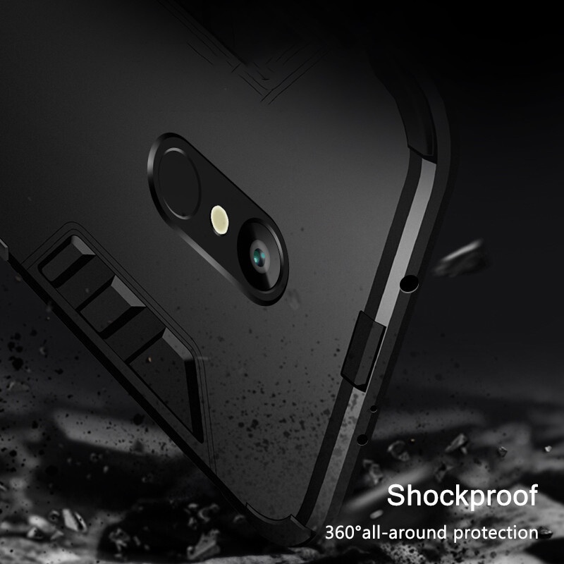 Casing Hard Case Armor Robot Bahan PC + Silikon Anti Knock Untuk Samsung Galaxy A70