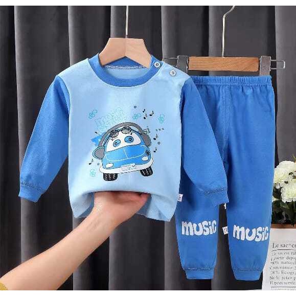 ( Mia ) Baju Tidur Anak Setelan Piyama Set Lengan Panjang / Setelan Anak 0-6 Tahun Bayi Piyama Baju Set Lengan Panjang PJG008-012