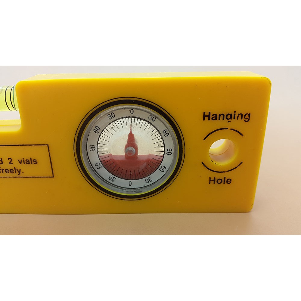 Waterpass / Magnetic Torpedo Level with Magnet + Busur derajat