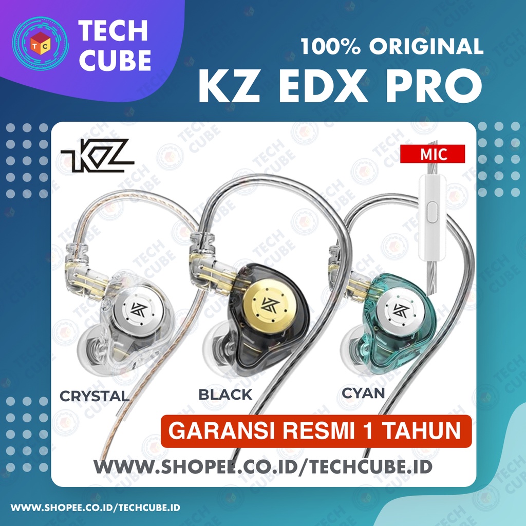 KZ EDX PRO with MIC In Ear Earphone Headset Driver Alt ZSN PRO ZST