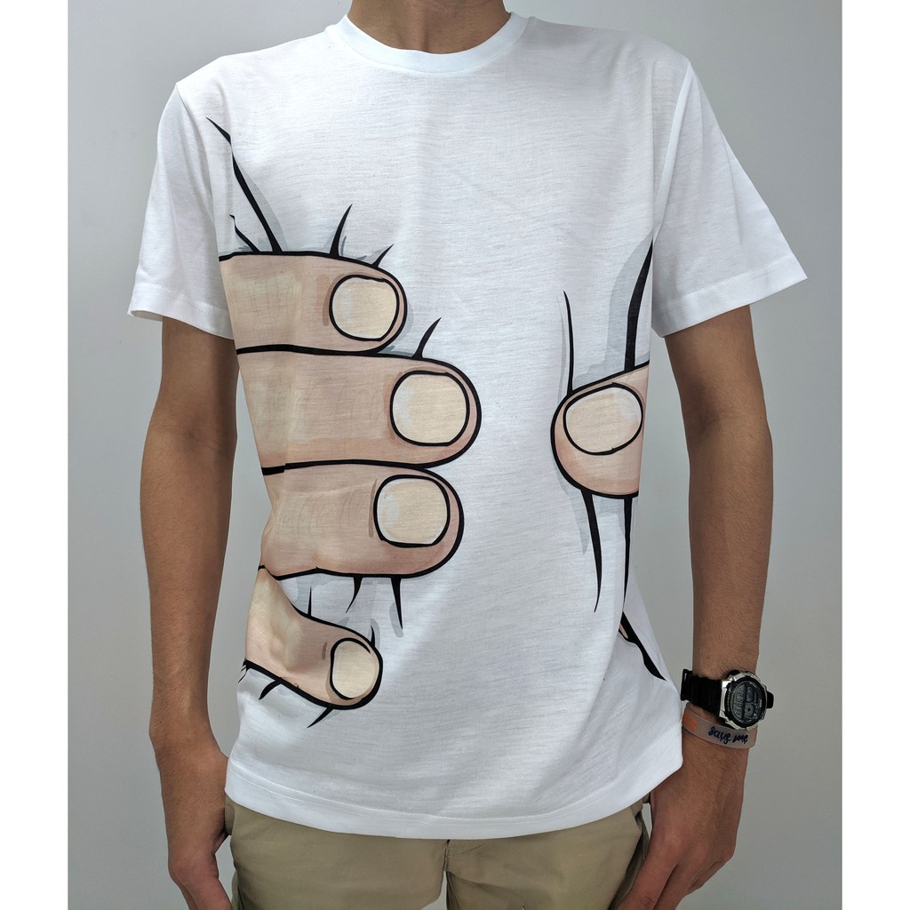 Kaos Pria  / T-Shirt - Baju Kaos Printing 3D A16 Import Bangkok SPOON