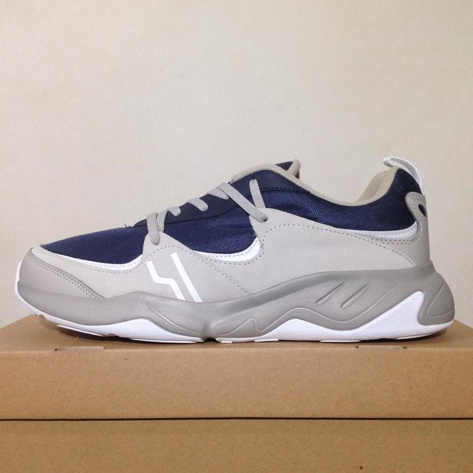 Obral Sepatu Sepatu Casual Piero Quatro Beige Navy White P20616 Original BNIB
