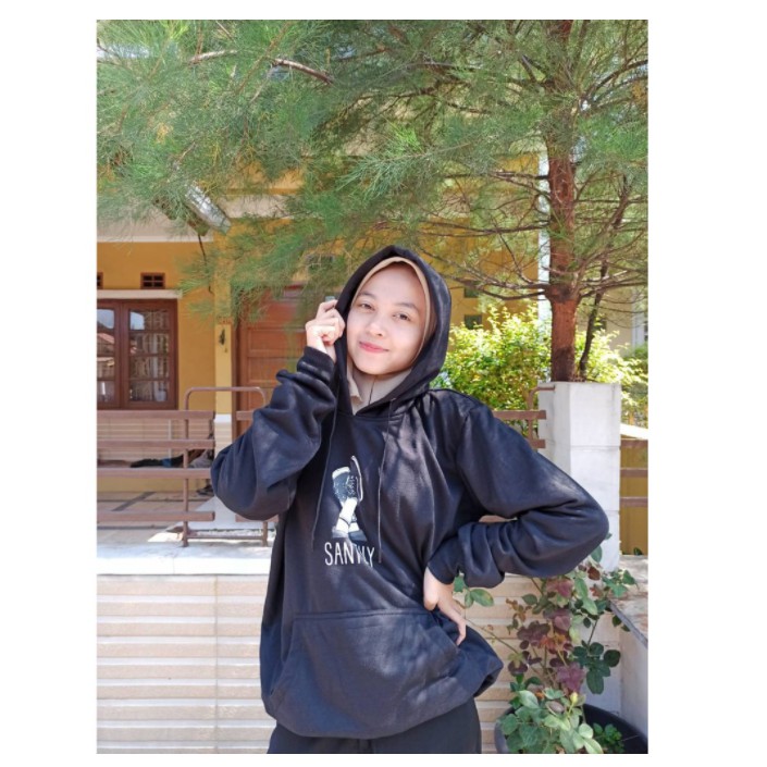 HOODIE UNISEX SANTUY TEBAL PREMIUM TERBARU,