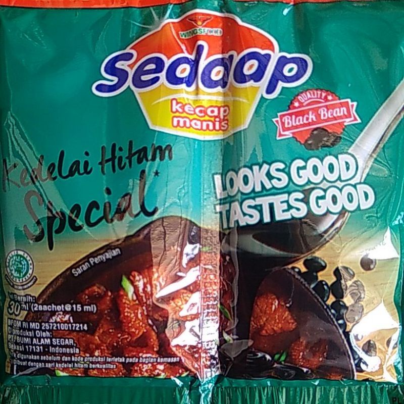 Kecap Sedaap Kedelai hitam ( 24 sachet x 15ml ) 1 renceng