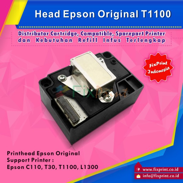 Head Epson  C110 T30 T1100 L1300 Original, Printer Epson T 1100 L 1300 New
