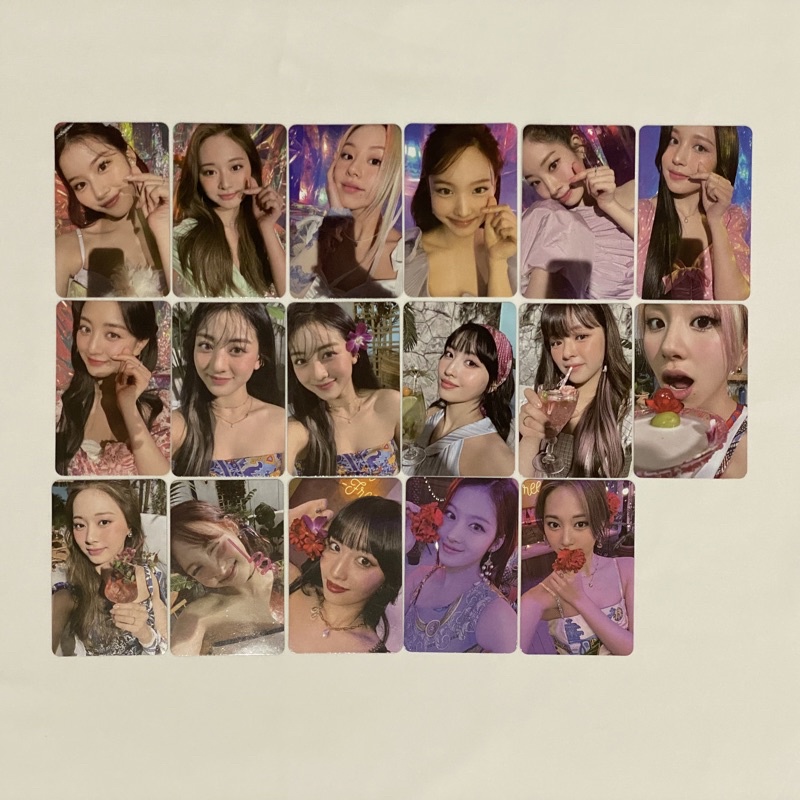 TWICE Taste Of Love Photocards
