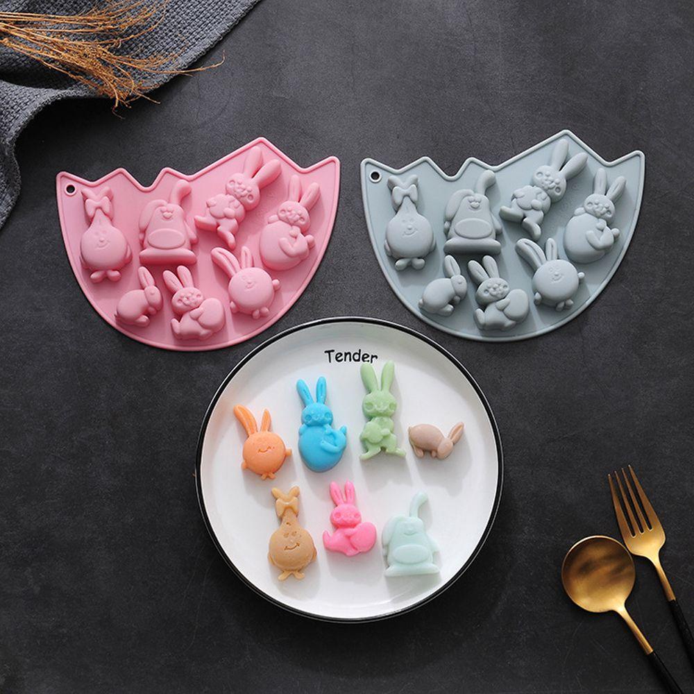 Preva Easter Mold Rabbit Cetakan Kelinci Baking &amp; Pastry Tools Ice Tray Happy Easter Cetakan Silikon