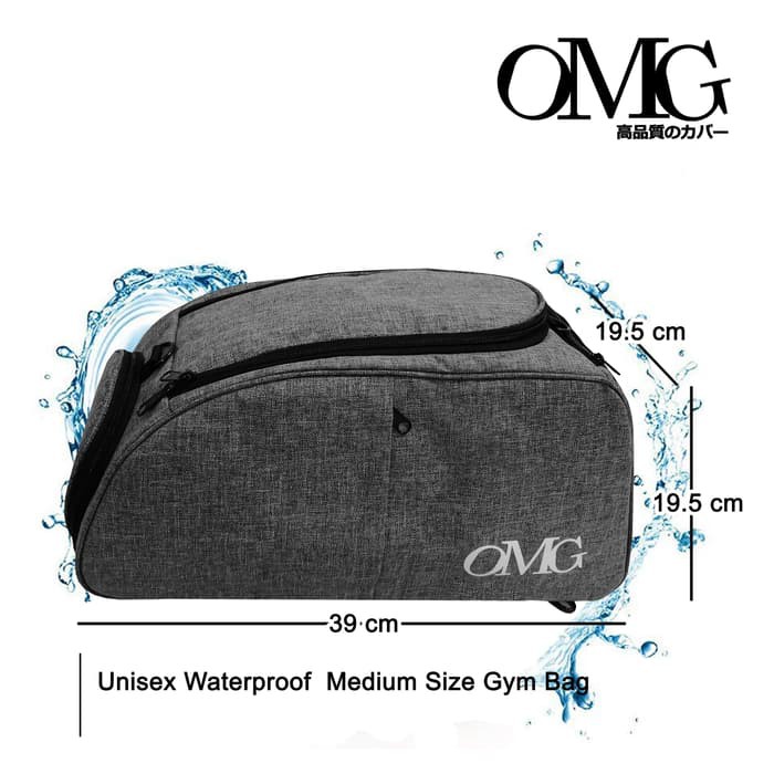 Gym Bag OMG Waterproof Medium Size Women Tas Renang Swimming Olahraga