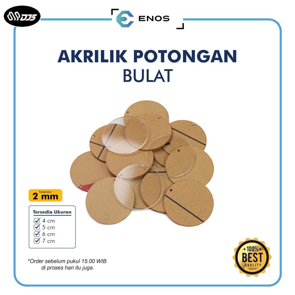 

AKRILIK BULAT / AKRILIK POTONGAN BULAT / LINGKARAN AKRILIK