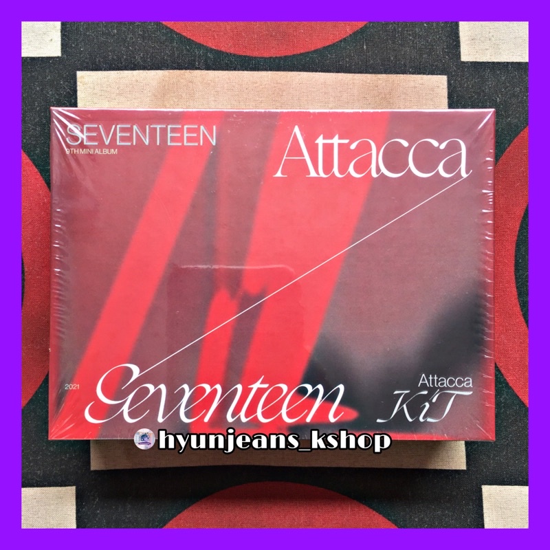 SEVENTEEN / SVT The 9th Mini Album - ATTACCA (Kihno / Kinho / Airkit / Air Kit Video) Ataca carat at