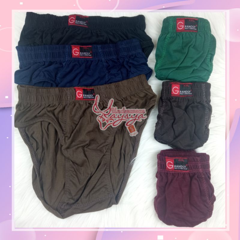 CD Grandly/High Class l Celana Dalam Pria Dewasa Ukuran M-4L