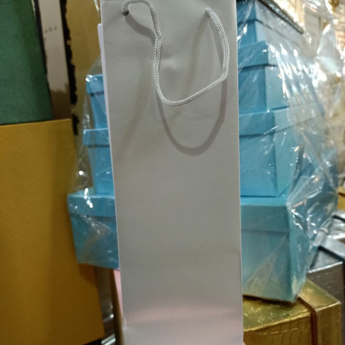 

✨ BISA COD ✨ paper bag botol dupex silver isi 12 pcs terlaris dan termurah