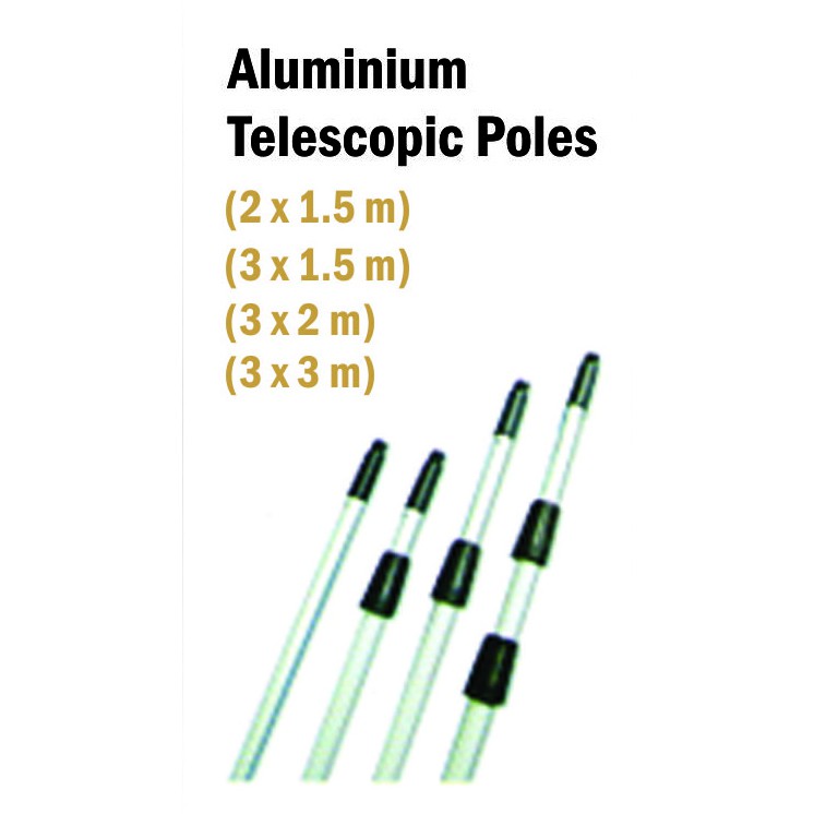 Jual aluminum telescopic poles uk 3 x 3 m Shopee Indonesia