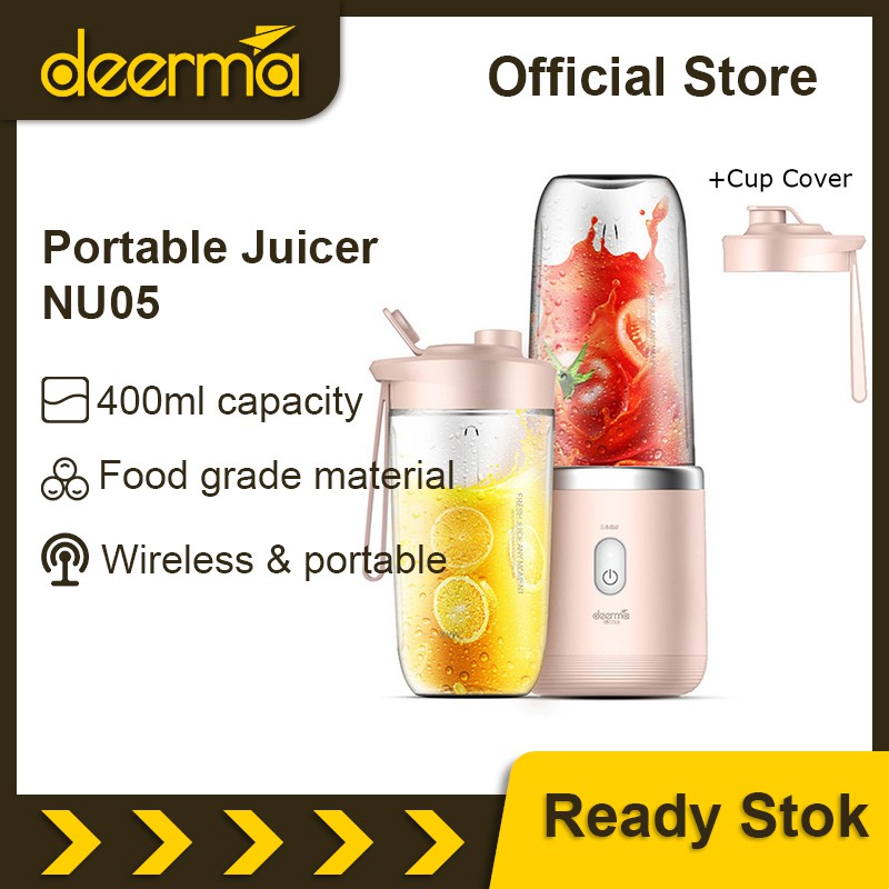 

Deerma DEM-NU05 Portable Electric Juicer 400ml Mixer