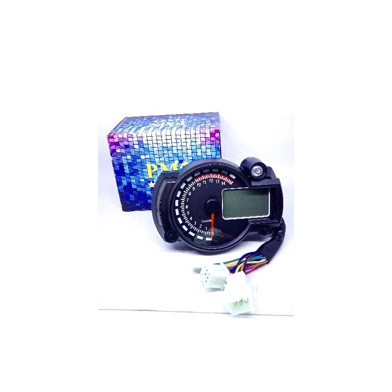 SPEEDOMETER ASSY KOSO &amp; babon bulat km assy koso babon