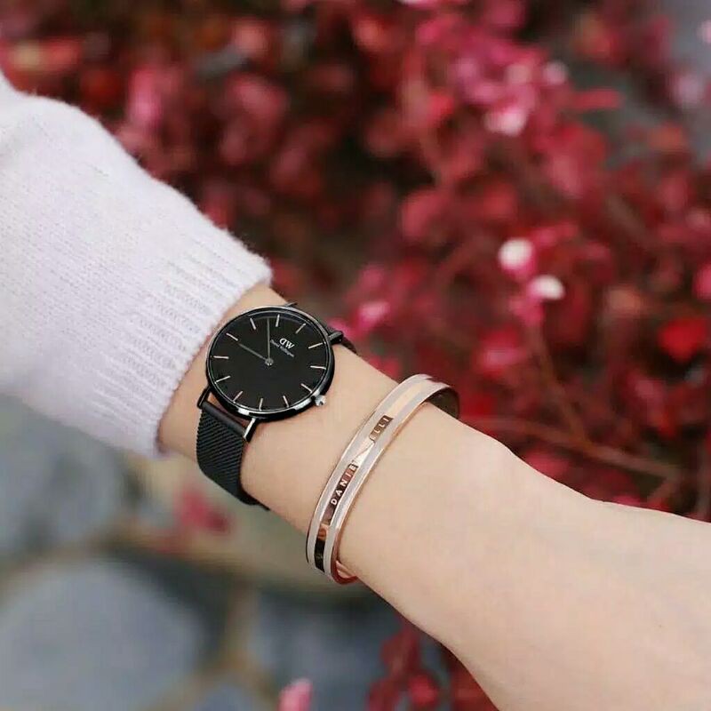 FREE  BATRAI JAM TANGAN DANIEL WALINGTON RANTAI MURAH JAM TANGAN ORIGINAL WANITA