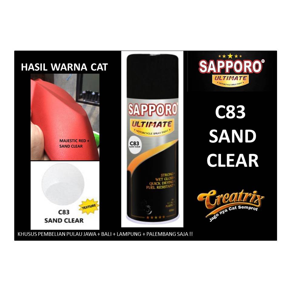 Sapporo Ultimate C83 Sand Clear / Pernis