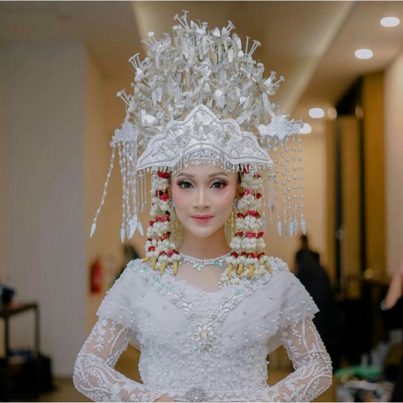 Acc pengantin silver/ sunting Palembang/ pengantin Palembang