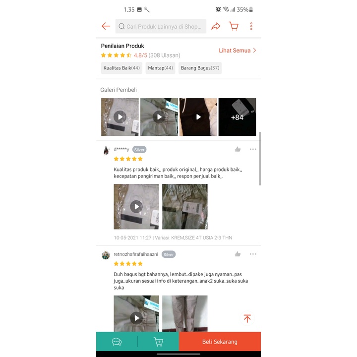 CELANA PANJANG ANAK CINO 1-6 TAHUN BISA PILIH WARNA OSHBOSS-2