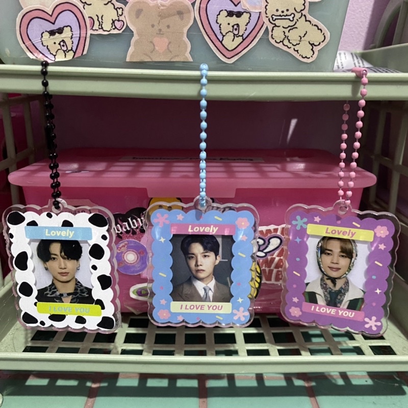 (itspico) Acrylic photo frame cute Keyring