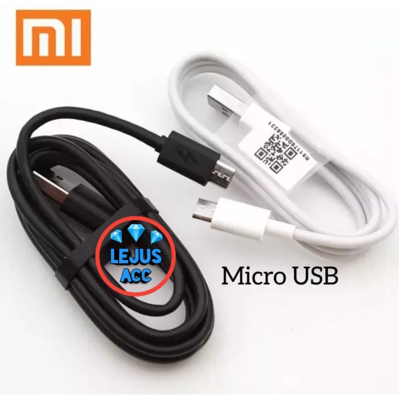 Kabel Data Charger Micro USB Xiaomi Redmi 5 5A 5+ 6 6A 7 7A ori