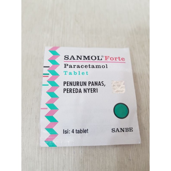 Sanmol Forte Tablet 650 mg/ Obat Demam/ Penurun Panas/ Sakit Kepala