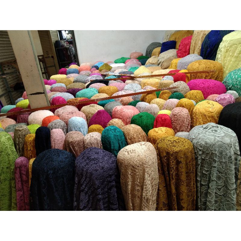 Sale Brukat cordnelly-harga per 1/2mtr