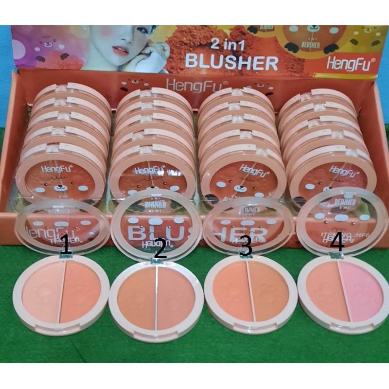 PROMO!!!BLUSHER PEACH 1 WARNA+BRUSH NO.83354