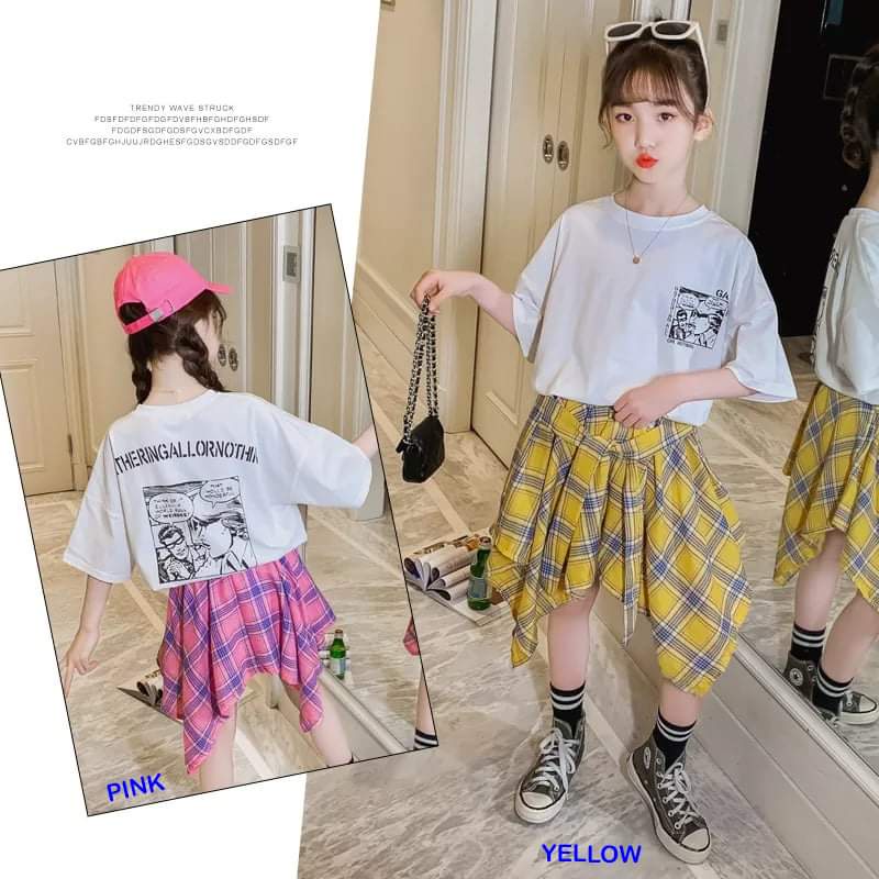 Setelan Anak Perempuan Bayonet Skirt