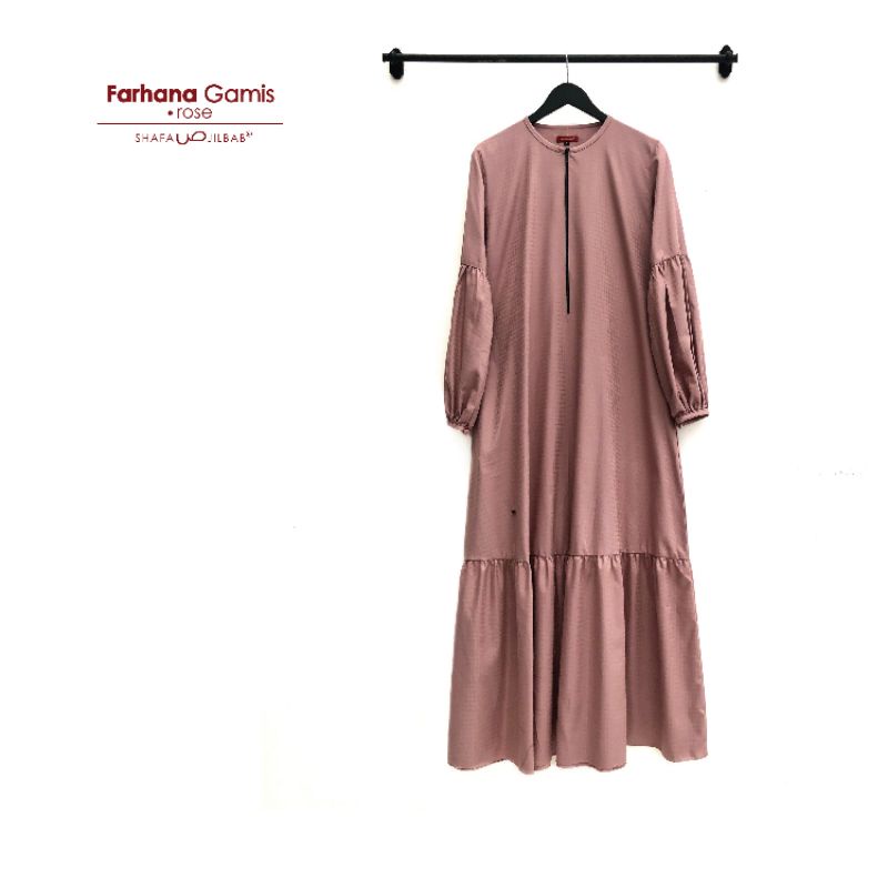 Gamis Farhana Rose by Shafa Jilbab
