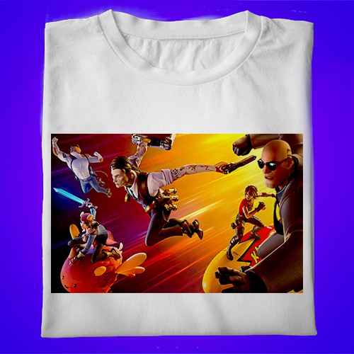 34 KAOS ANAK & DEWASA Fortnite Chapter 2 Season 2 Battle Pass Skins